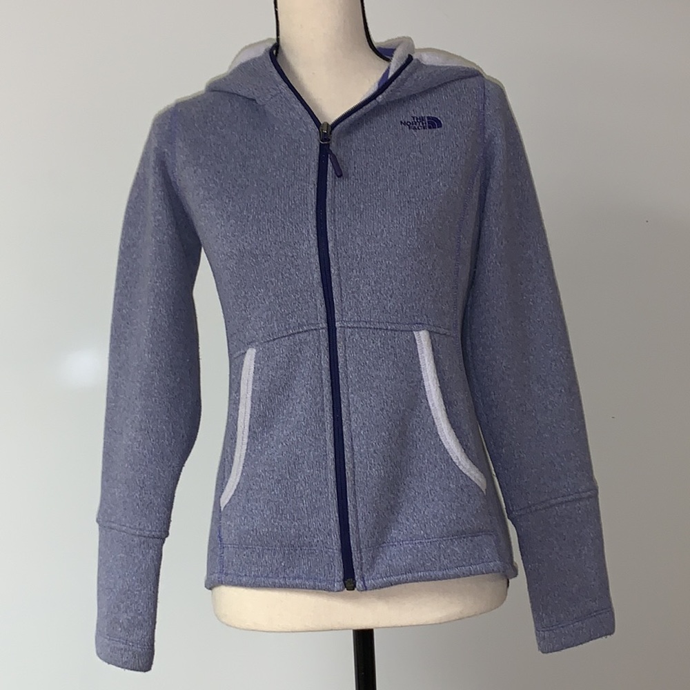 The North Face Knit Jacket 2 Tone Purple Small
